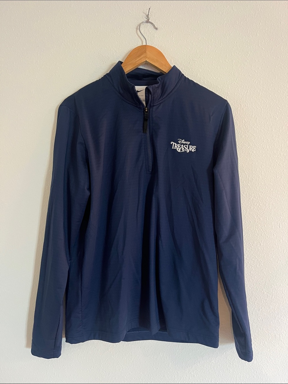 Disney Cruise Line Nike Disney Treasure Blue Quarter Zip Sweatshirt